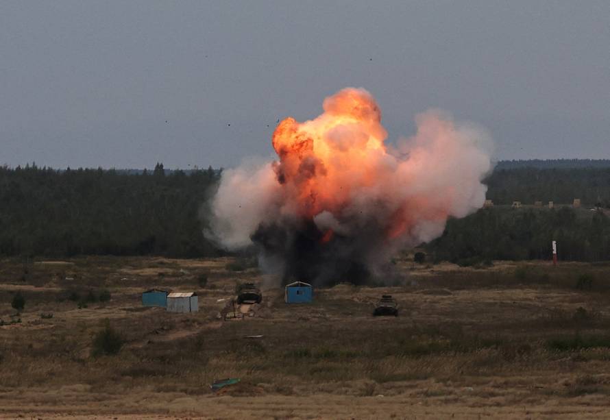 Joint Russia-Belarus "Zapad-2025" military drills near Borisov