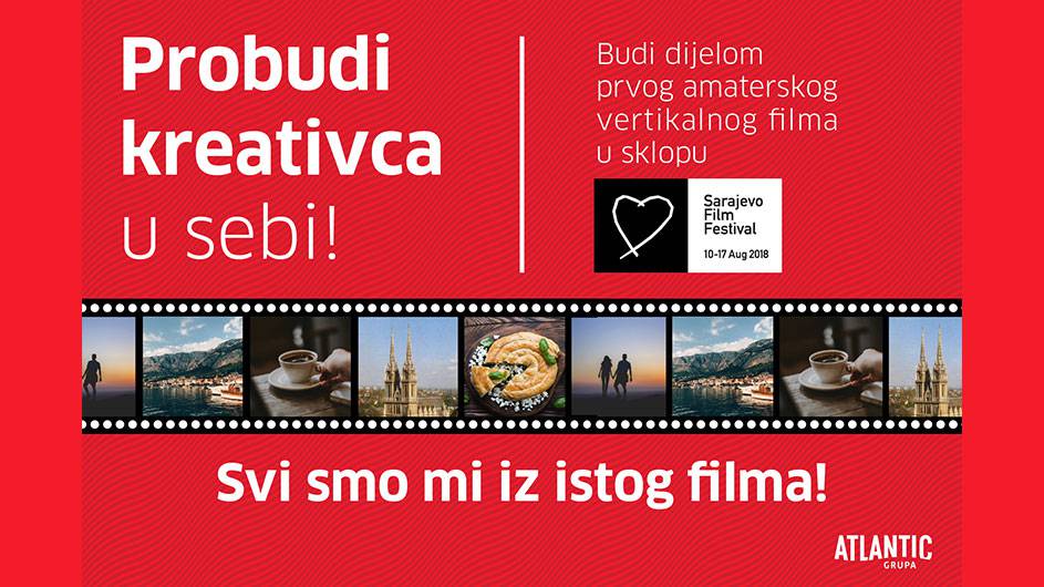 Budi kreativan i postani dijelom  Sarajevo Film Festivala