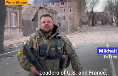VIDEO Policajac iz Mariupolja: 'Bidenu, Macrone, obećali ste pomoći. Gdje je sad ta pomoć?'