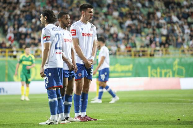 Pula: Utakmica između NK Istra 1961 - HNK Hajduk u 34. kolu SuperSport HNL-a 