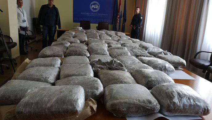 'Pali' zagrebački dileri: Našli su im 108 kg marihuane i kokain