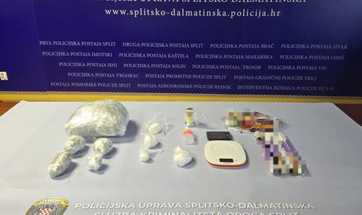 Splitska policija kod muškarca pronašla veću količinu droge: Kokain, speed, konoplja...