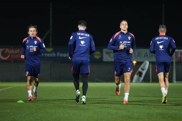 Rijeka: Trening hrvatske nogometne reprezentacije