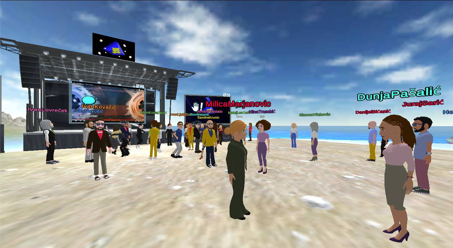 Podijelili smo prve nagrade u metaversu! Samba, vatromet i glisiranje na virtualnoj plaži