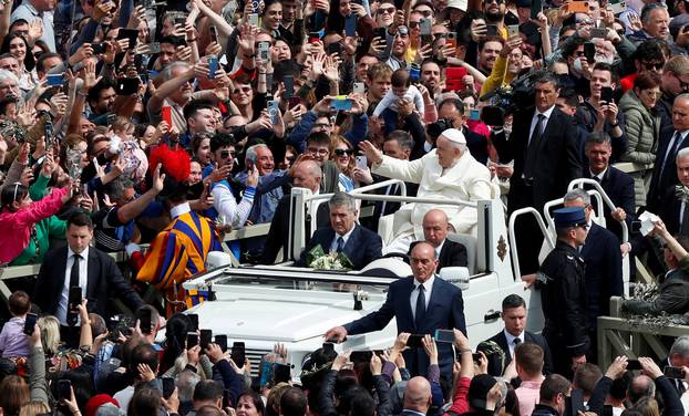 Palm Sunday Mass in Saint Peter's Square at the Vatican