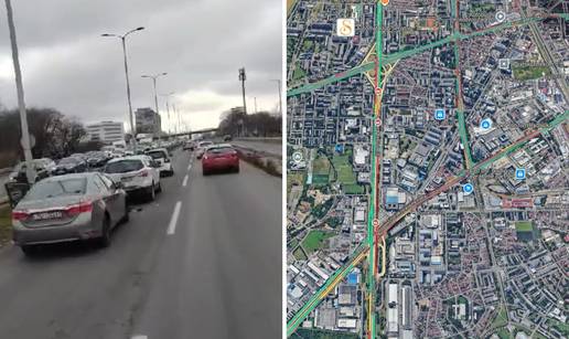 VIDEO Velike gužve u Zagrebu zbog dva sudara na Slavonskoj