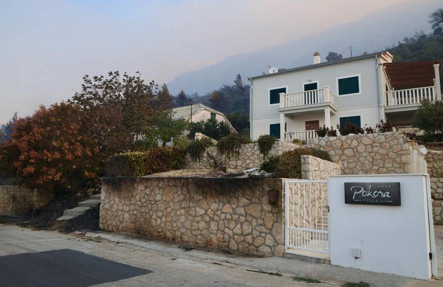 Posljedice požara kod Omiša