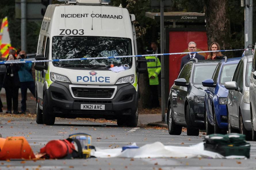 FILE PHOTO: Aftermath of the Manchester synagogue attack
