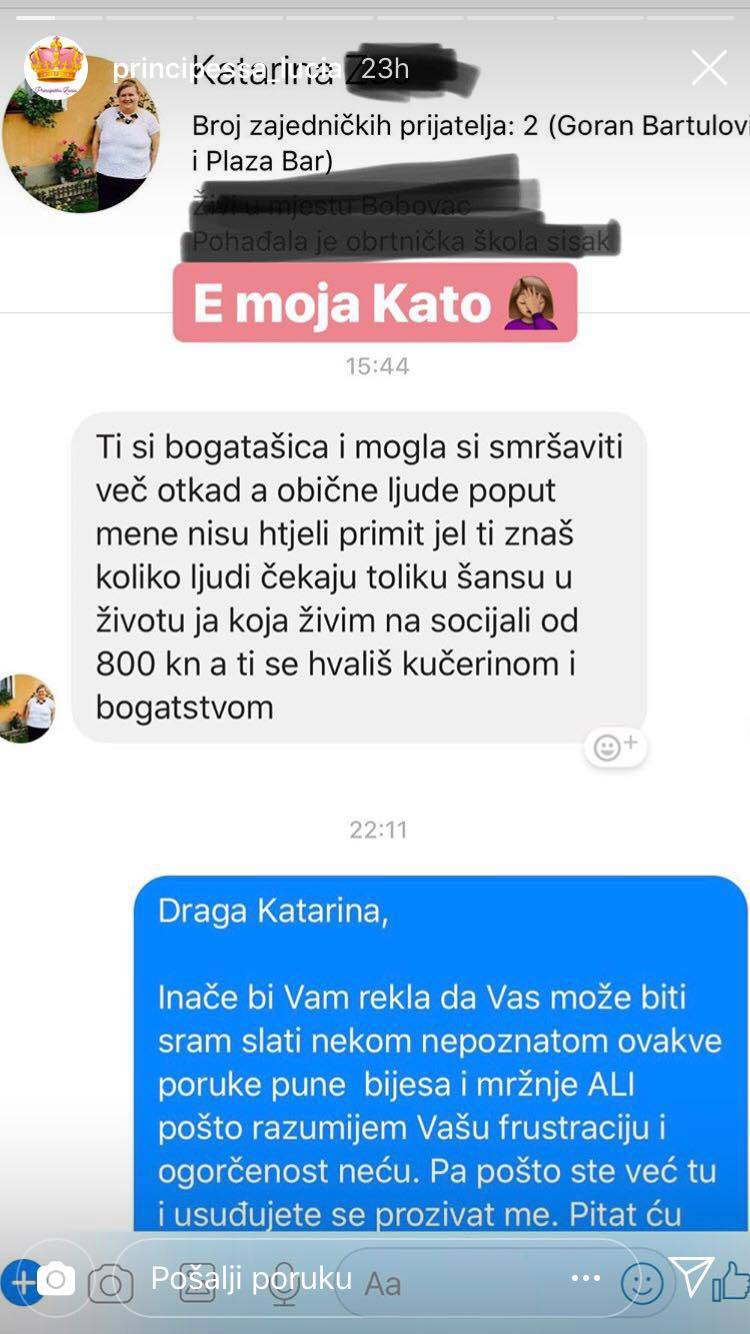 Lucija odgovara na prozivke: Nemam potrebu mahat parama