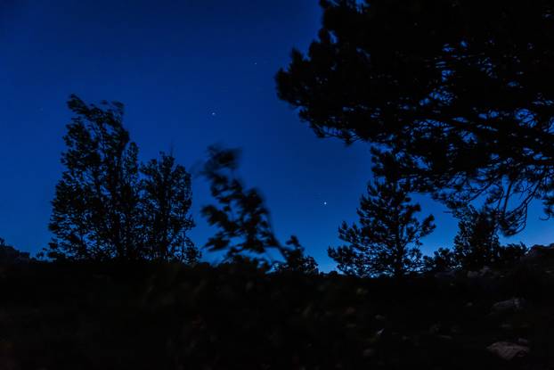 Venera i Jupiter iznad Jadrana