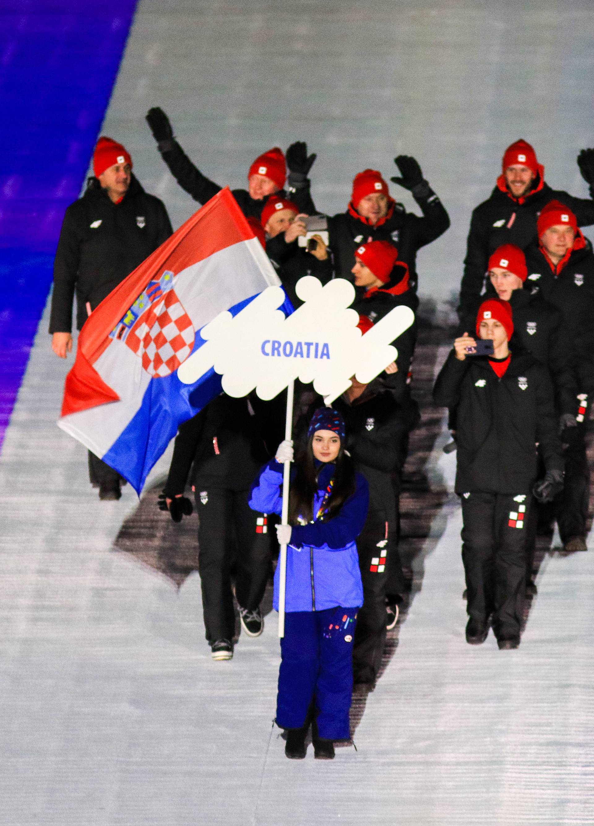 Sarajevo: Hrvatska ekipa na sveÄanom otvorenju Europskog olimpijskog festivala za mlade