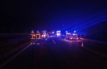 FOTO Nesreća na autocesti A4: Policija i vatrogasci na terenu
