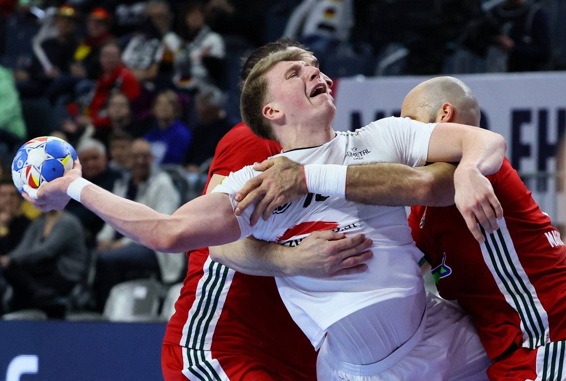 EHF 2024 Men's European Handball Championship - Main Round - Hungary v Austria