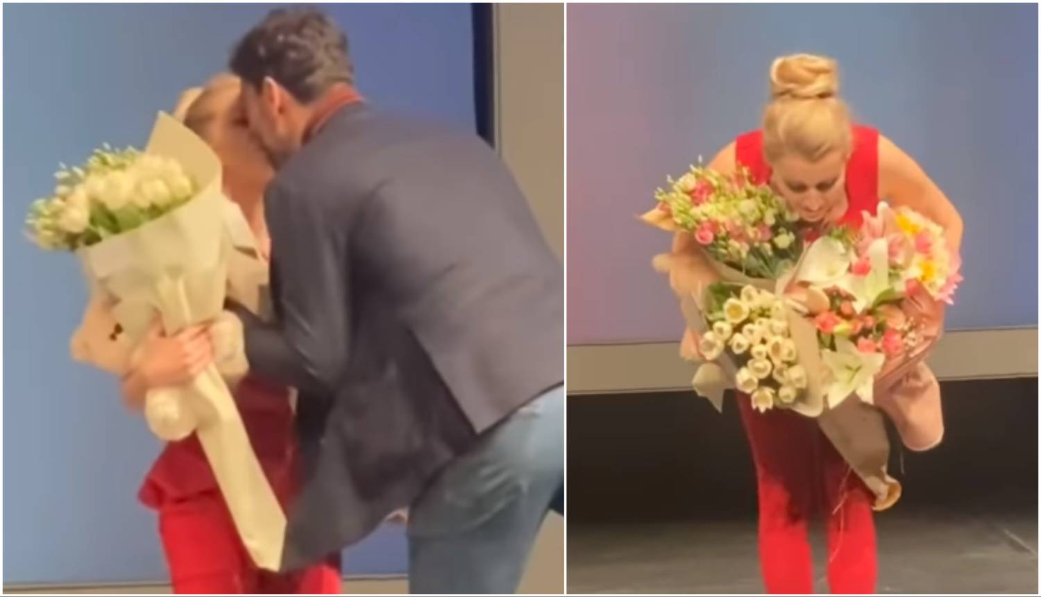 Kakva gesta! Muž Anđelke Prpić izašao na pozornicu i poljubio je pred svima: Donio joj i poklon