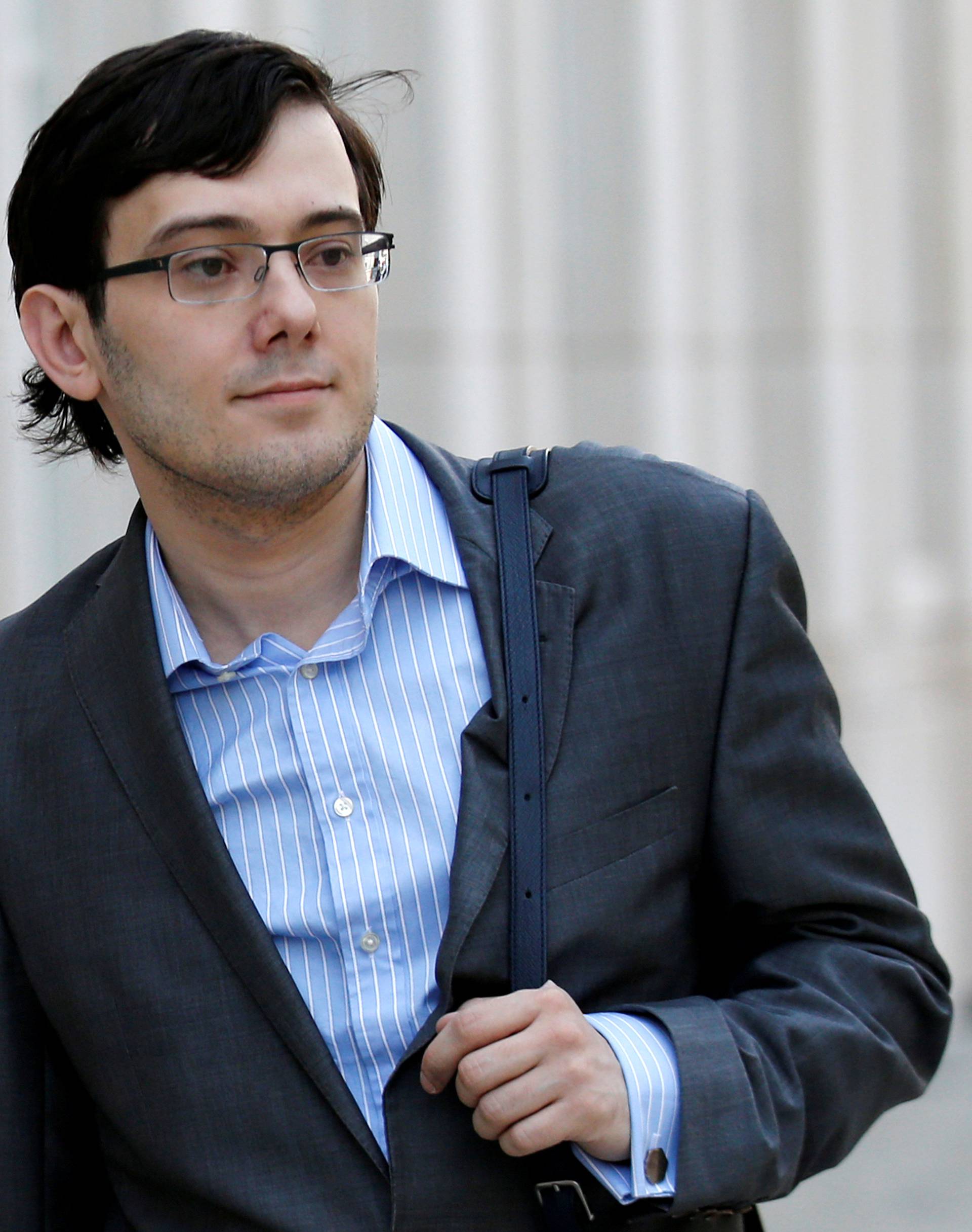 FILE PHOTO: Martin Shkreli arrives for his trial at US Federal Court in Brooklyn New York