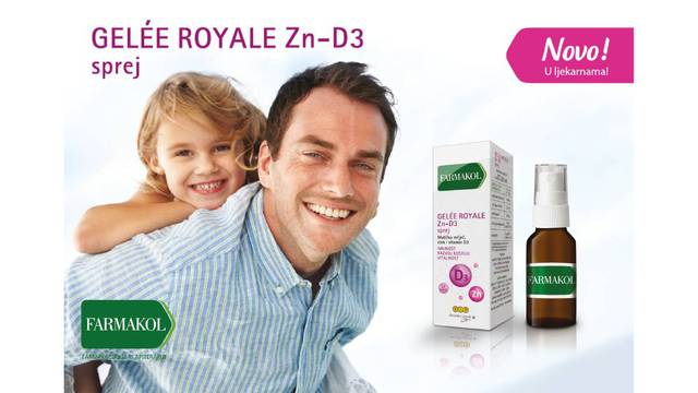Farmakol Gelee Royale Zn-D3 sprej: Novi inovativni proizvod u Farmakol liniji