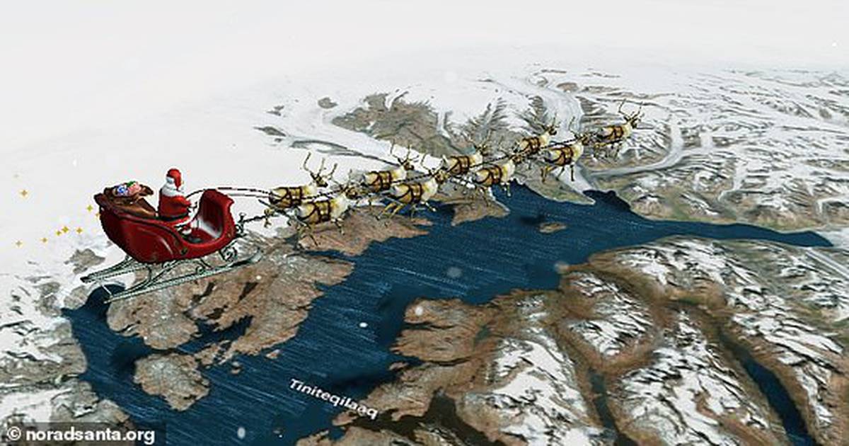 Witness Santa Claus’ Journey Across the Entire Globe Last Night