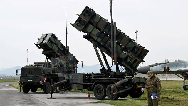 FILE PHOTO: Patriot missile defence system is seen at Sliac Airport, near Zvolen