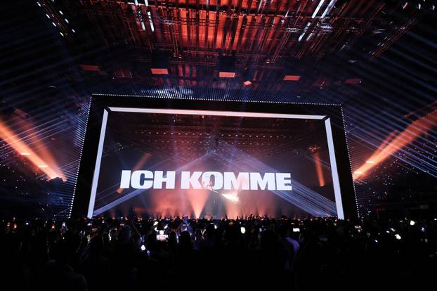 Dress rehearsal 2 ahead of the second semi-final for the 2025 Eurovision Song Contest, in Basel