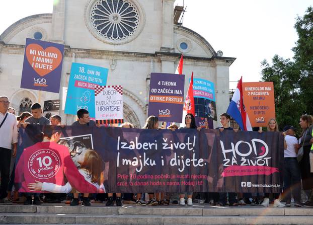 Prvi put u Šibeniku održan Hod za život