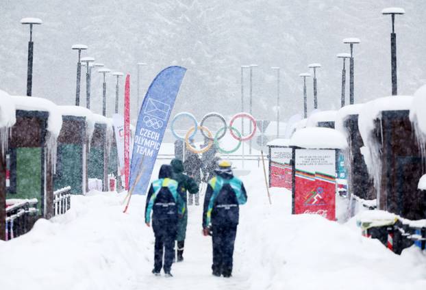 Milano Cortina 2026 Winter Olympics - Press Visit at the Olympic and Paralympic Athletes' Village
