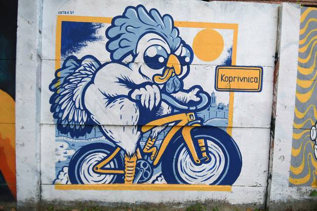 Koprivnica: Gradske površine obogaćene su novim muralima nakon Street Art Festivala