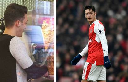 Ma, kakva zvijezda Arsenala! Mesut Özil je  - kebab majstor