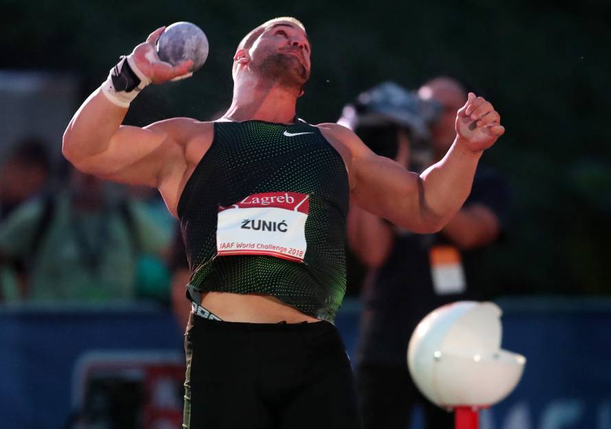 Žunić završio osmi,  u Zagrebu kraj fontana slavio Amerikanac