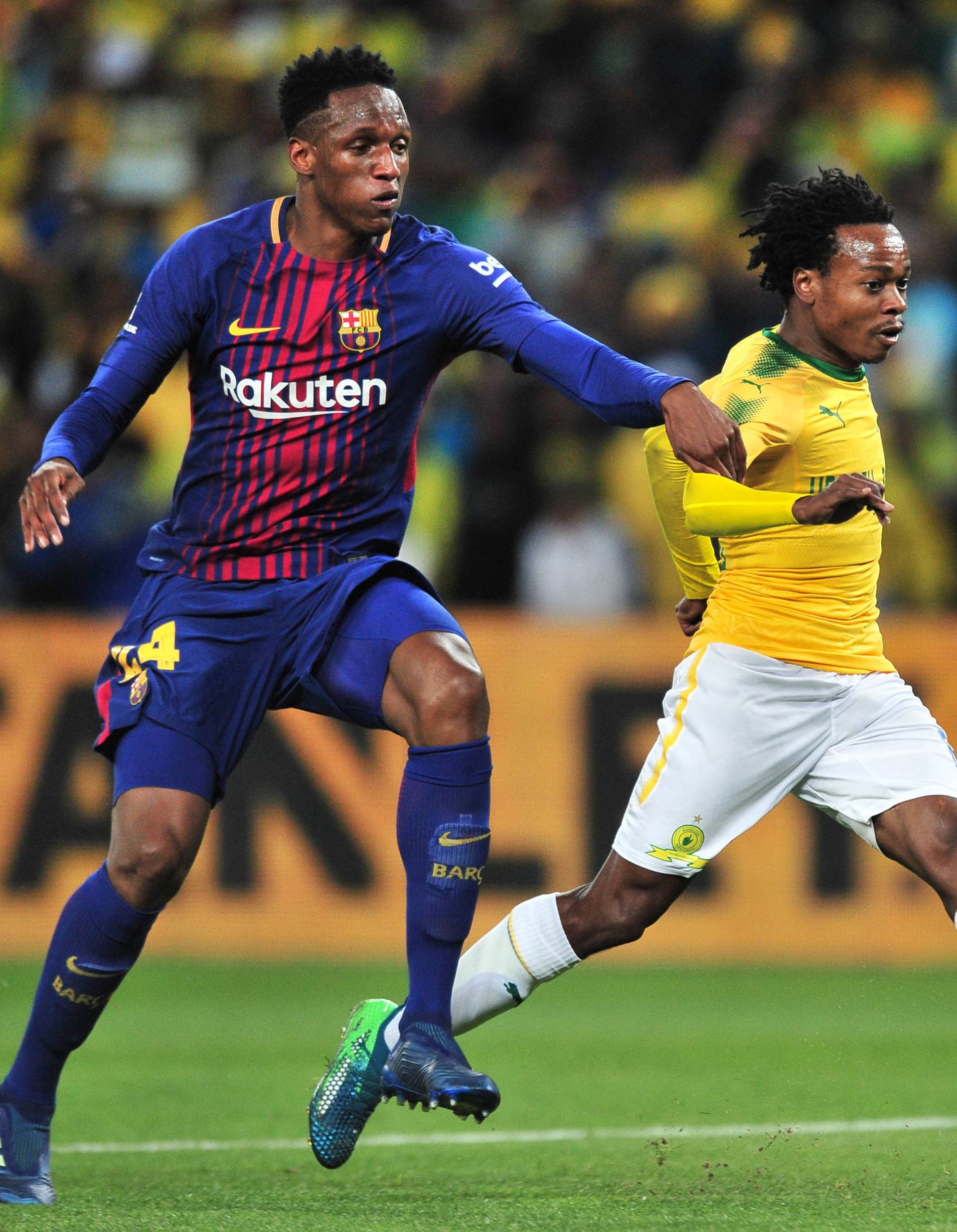 Mamelodi Sundowns v Barcelona - 2018 Mandela Centenary Cup Friendly - FNB Stadium