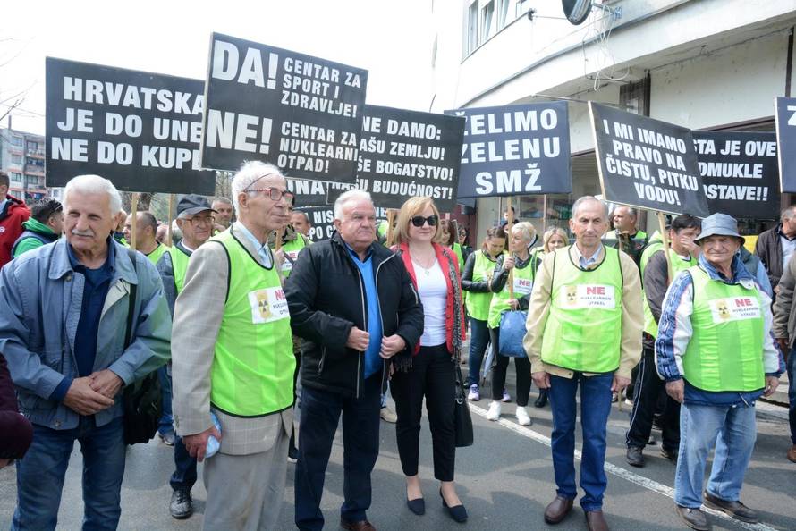 Dvor: Prosvjed protiv odlagaliÅ¡ta nuklearnog otpada
