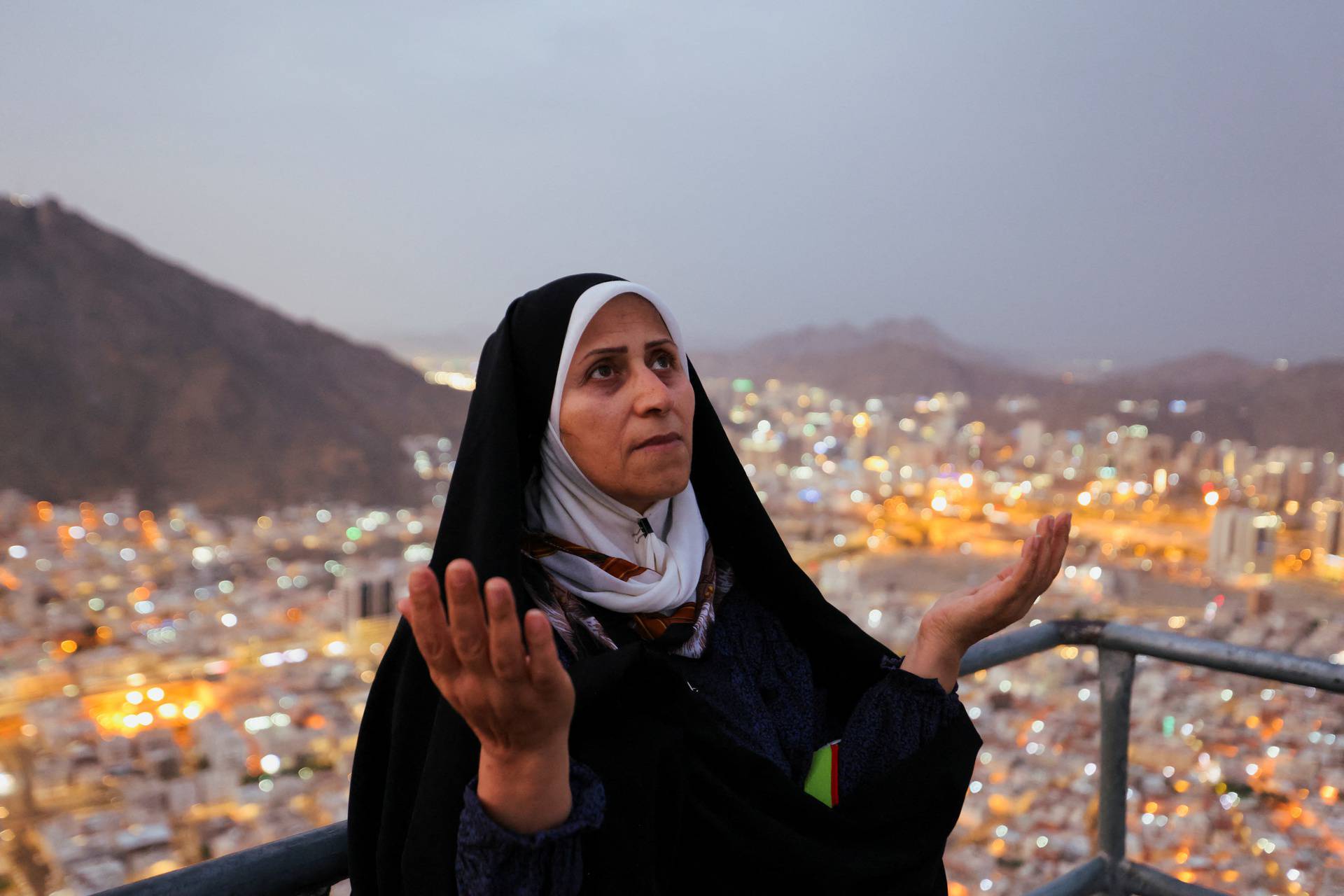 Muslim pilgrims visit Mount Al-Noor,  in the holy city of Mecca