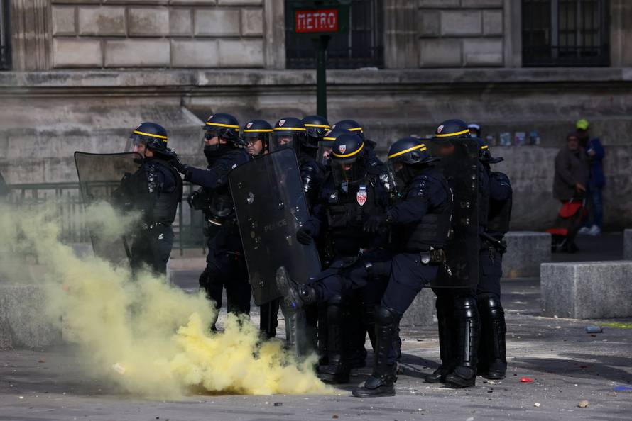 Nationwide protests in France against the cost of living