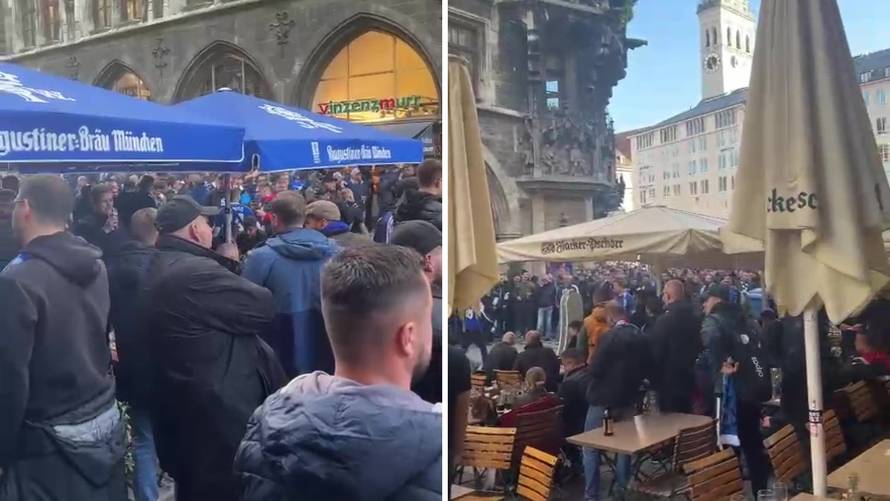 Pogledajte pjesmu dinamovaca u središtu Bavarske. Navijači su poručili: 'Osvojili smo München'