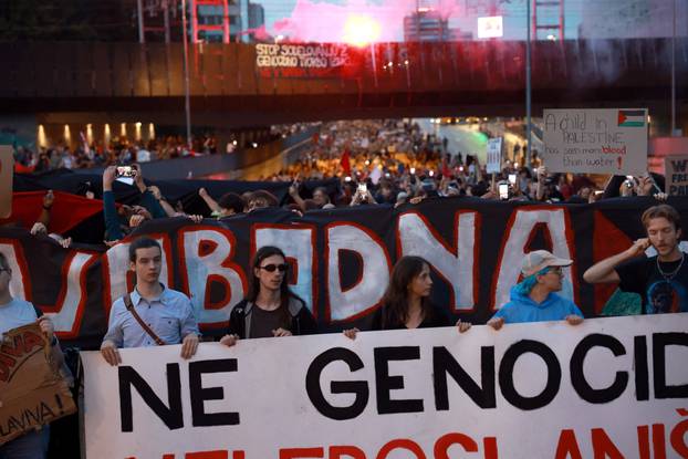 Protest against the opening of the Israeli embassy in Ljubljana