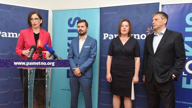 Zagreb: Stranke Pametno i FOKUS predstavile nove koalicijske partnere za predstojeće parlamentarne izbore