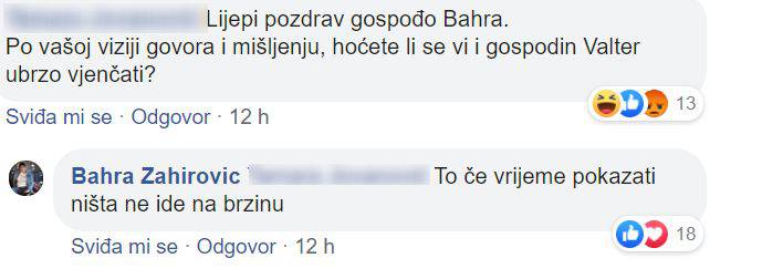 Bahra: Čujem se s Valterom, a što bude, bit će. Nećemo srljati