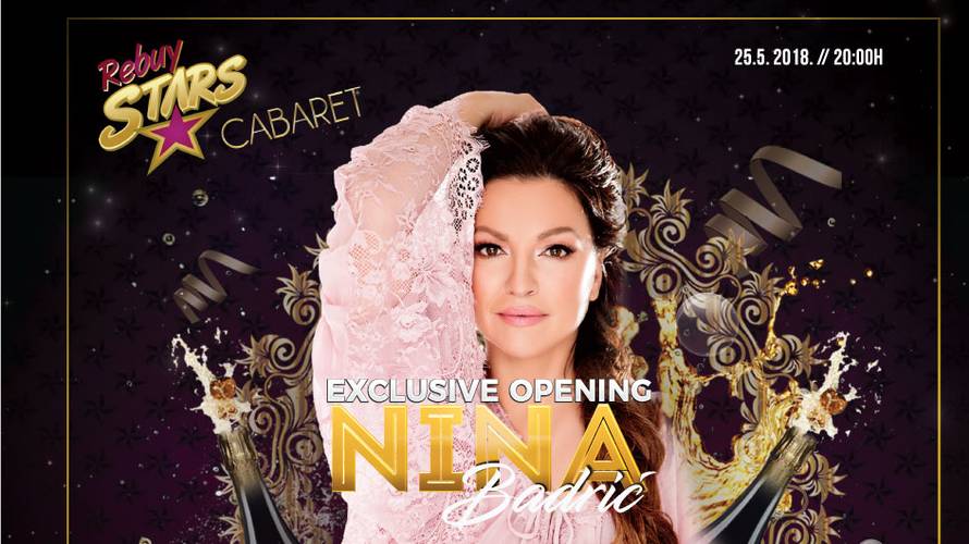 Rebuy Stars Cabaret otvara vrata koncertom Nine Badrić