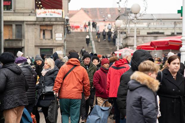 Zagreb: Subotnje prijepodne u centru grada 