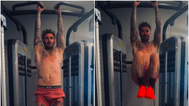 David Beckham oduševio novim videom: Pokazao trbušnjake...