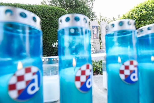 Zagreb: Delegacija Dinama položila vijenac na grob Dražena Petrovića povodom obljetnice njegove smrti