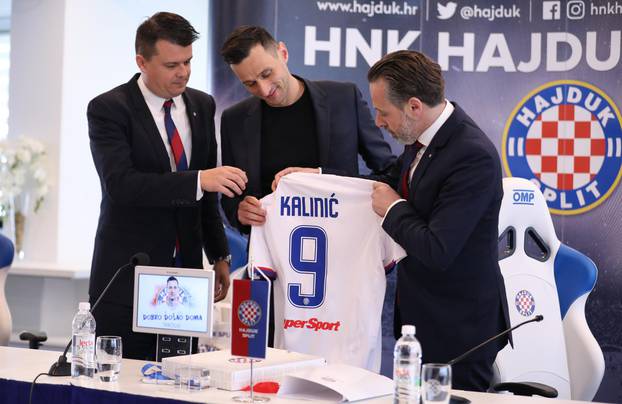 Split: Hajduk predstavio Nikolu Kalinića