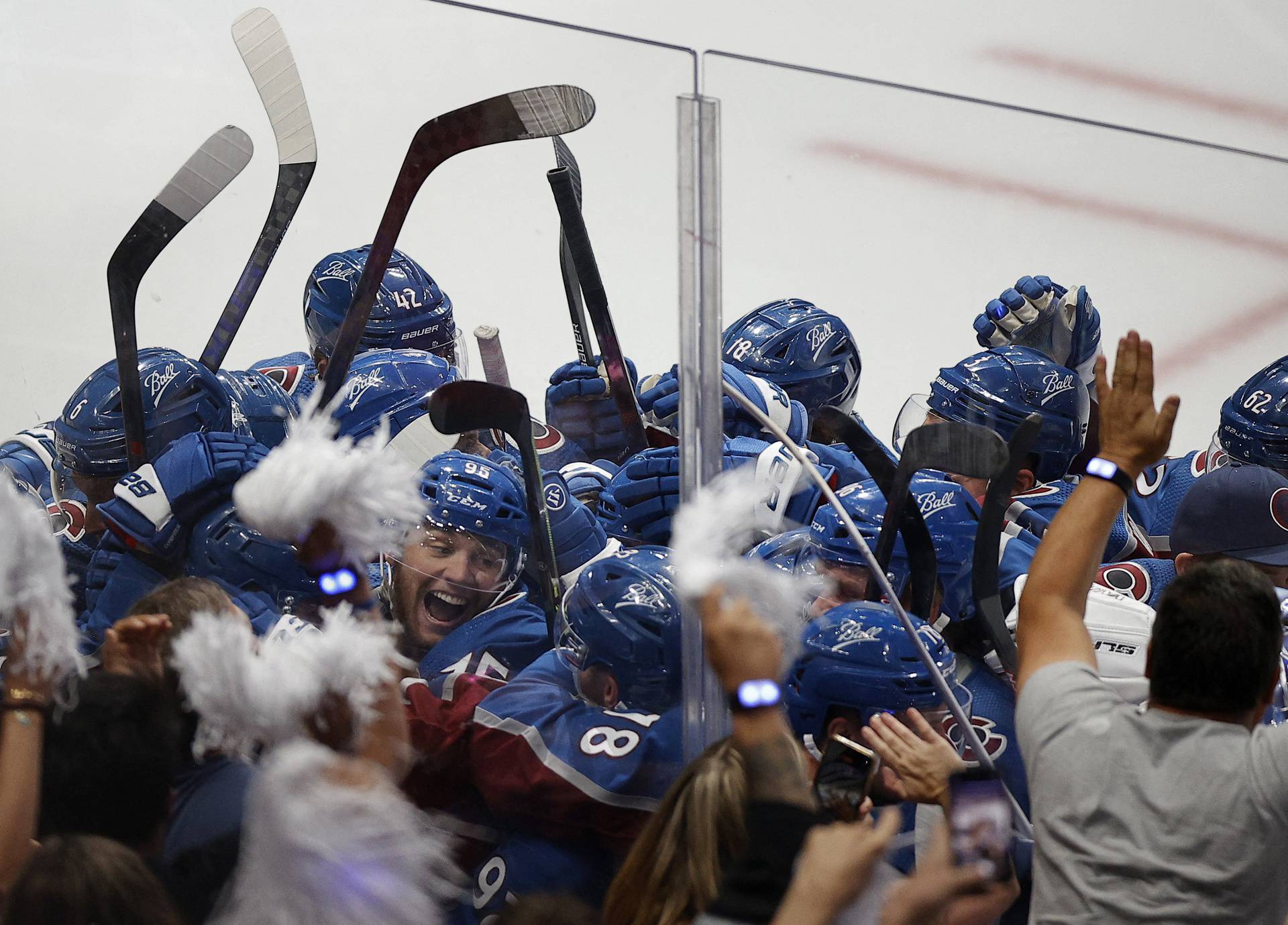 NHL: Stanley Cup Playoffs-Tampa Bay Lightning at Colorado Avalanche