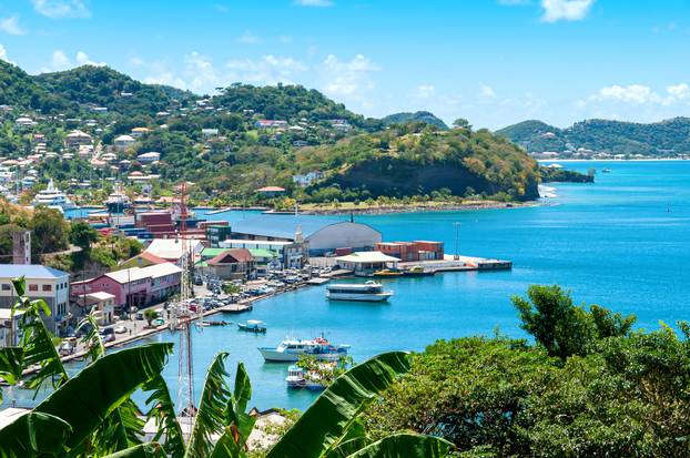 Caribbean sea - Grenada island - Saint George's - Inner harbor a