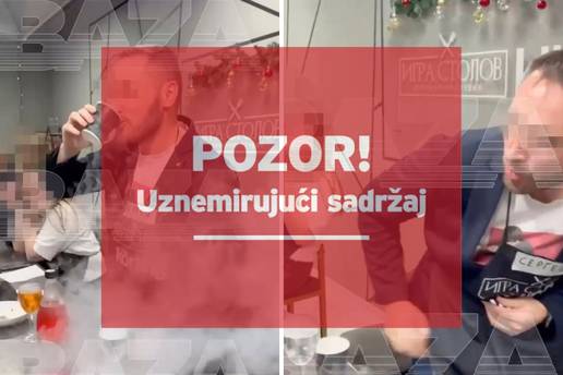 FOTO Rus popio koktel s teku&cacute;im du&scaron;ikom. Eksplodirao mu trbuh!