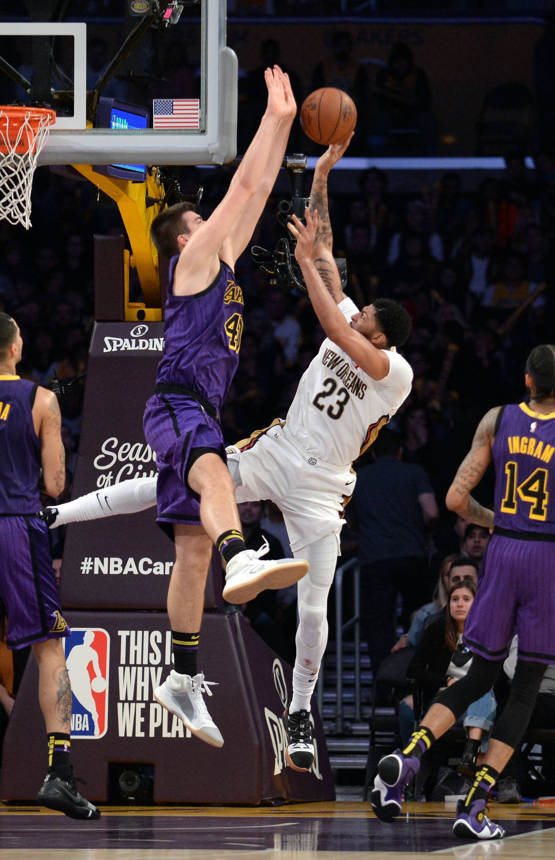 NBA: New Orleans Pelicans at Los Angeles Lakers