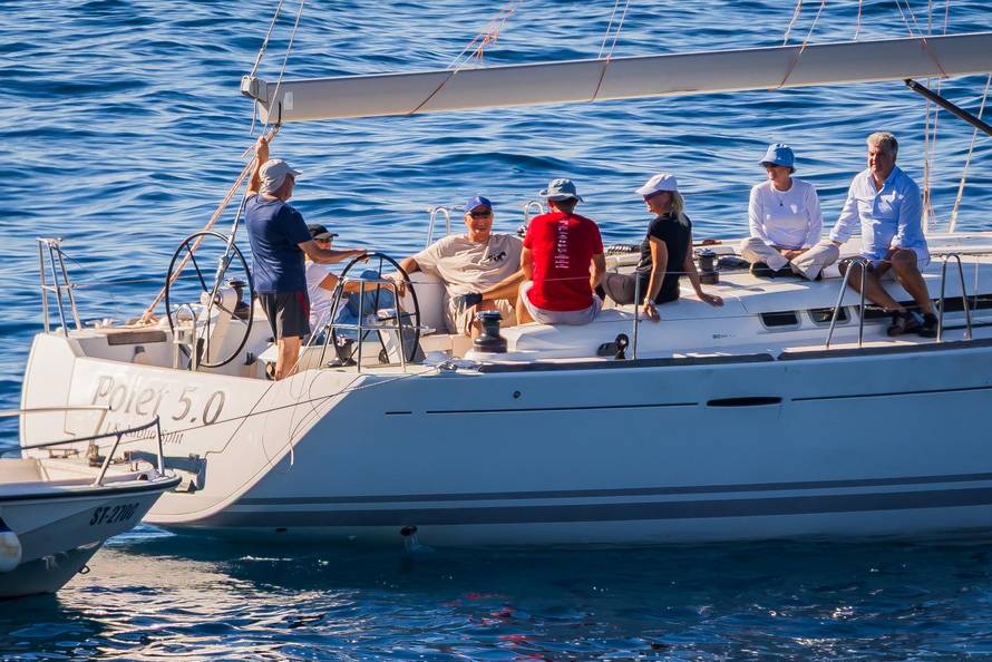 Split:  Pogled sa Sustipana na start Mrduljske Regate