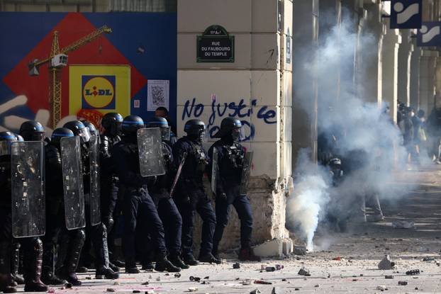 Nationwide protests in France against the cost of living