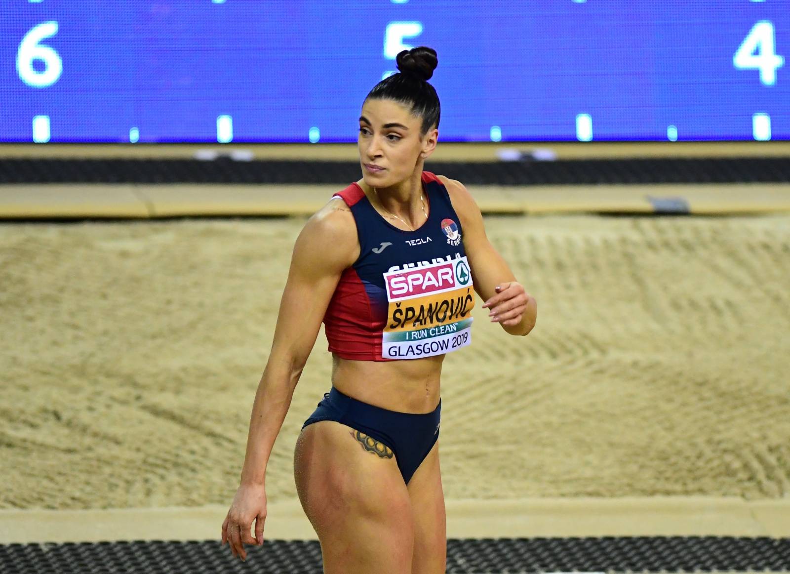 European Athletics Championships in Halls Glasgow