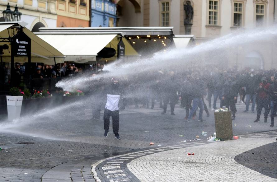 Demonstration against the Czech government's COVID-19 restrictions in Prague