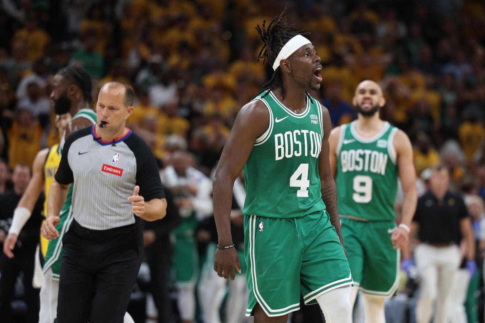 NBA: Playoffs-Boston Celtics at Indiana Pacers